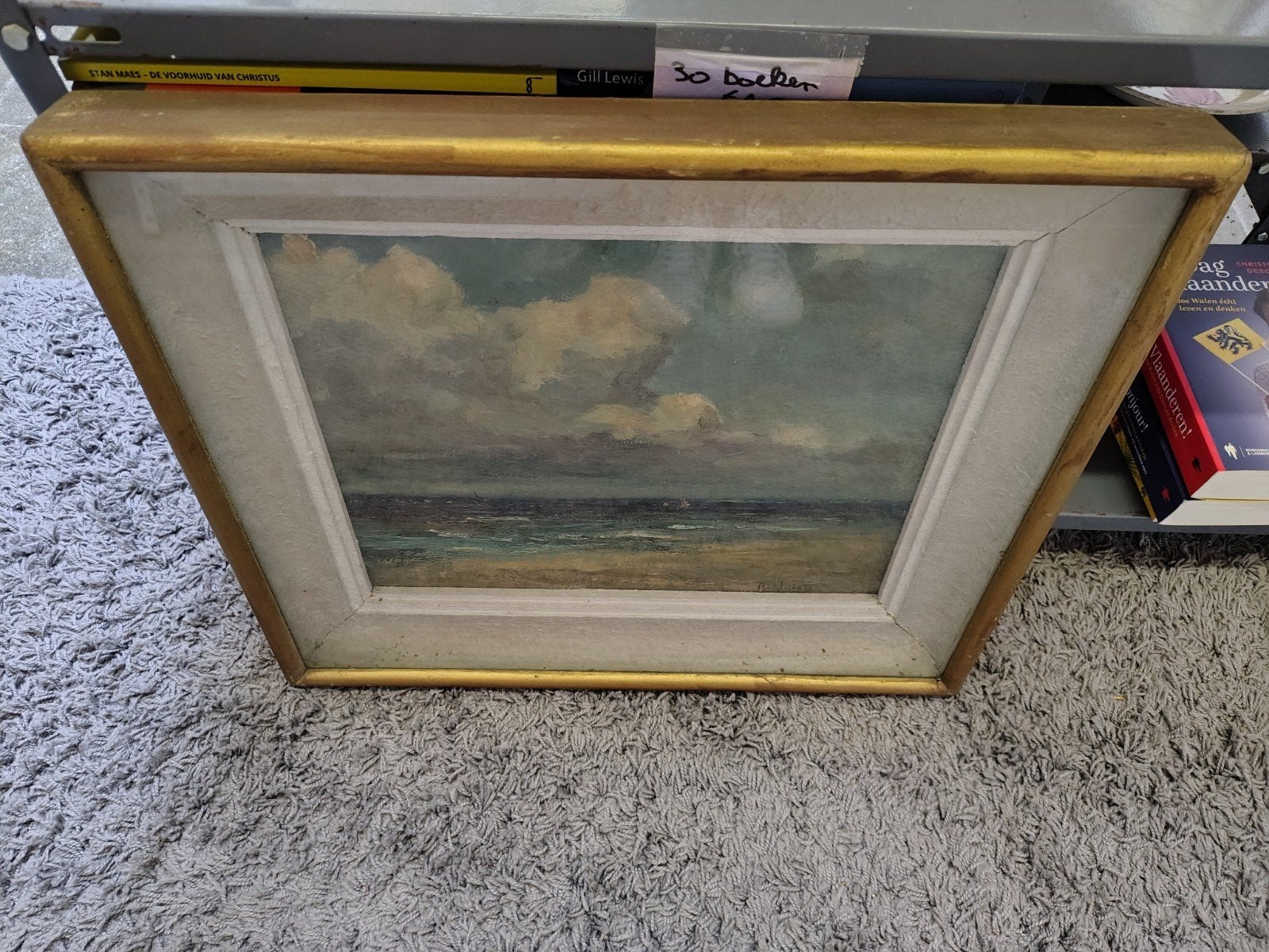 schilderij Robert Quintyn, Antiek en Kunst, Ophalen of Verzenden, Gesigneerd