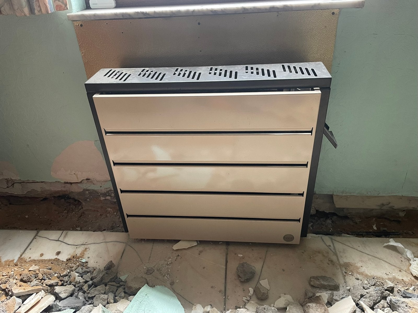 Poêle gaz, Bricolage & Construction, Enlèvement, Utilisé, Poêle