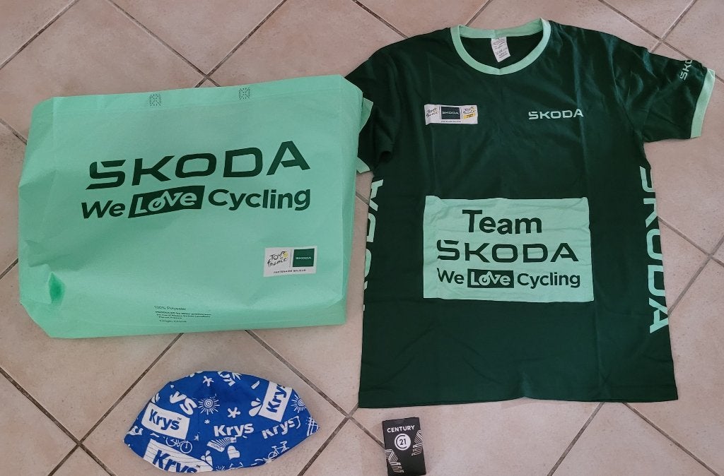 Lot de 4 goodies du tour de France, Collections, Collections Autre, Envoi, Comme neuf