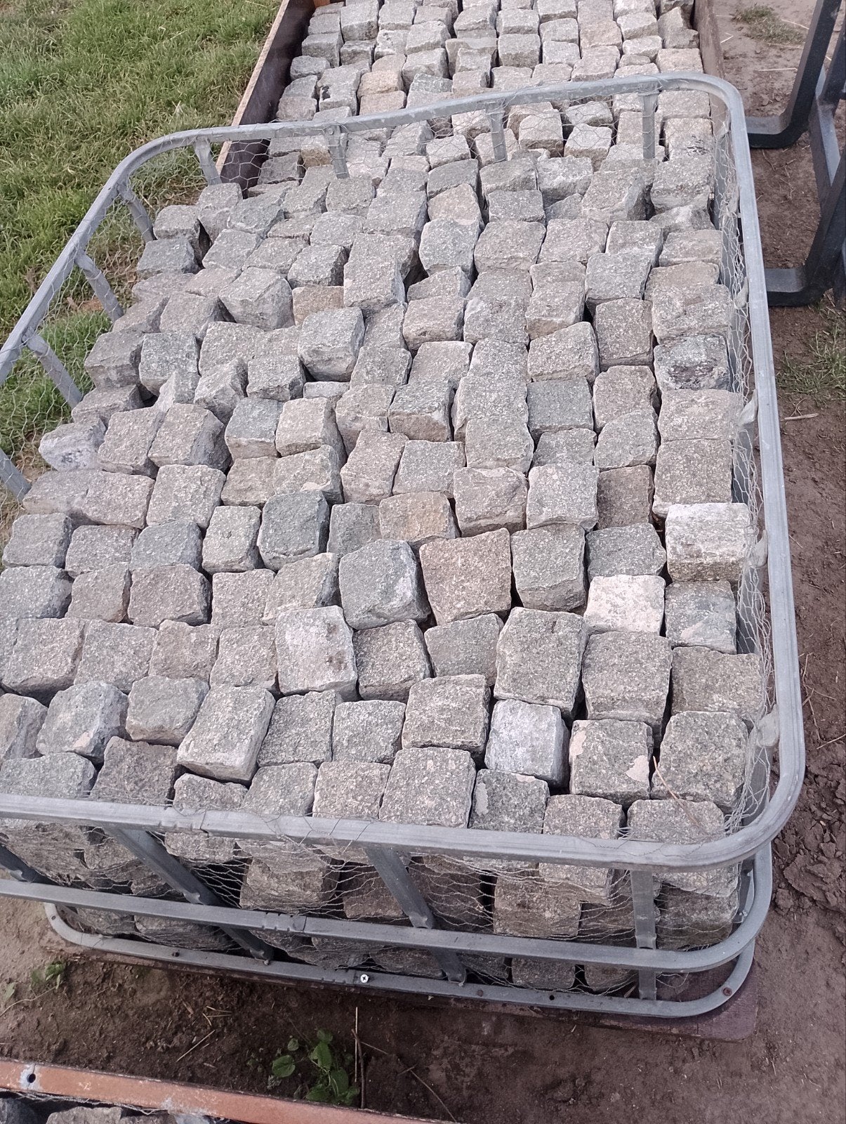 Kasseien mozaiek, kinderkoppen 30 m2, Ophalen