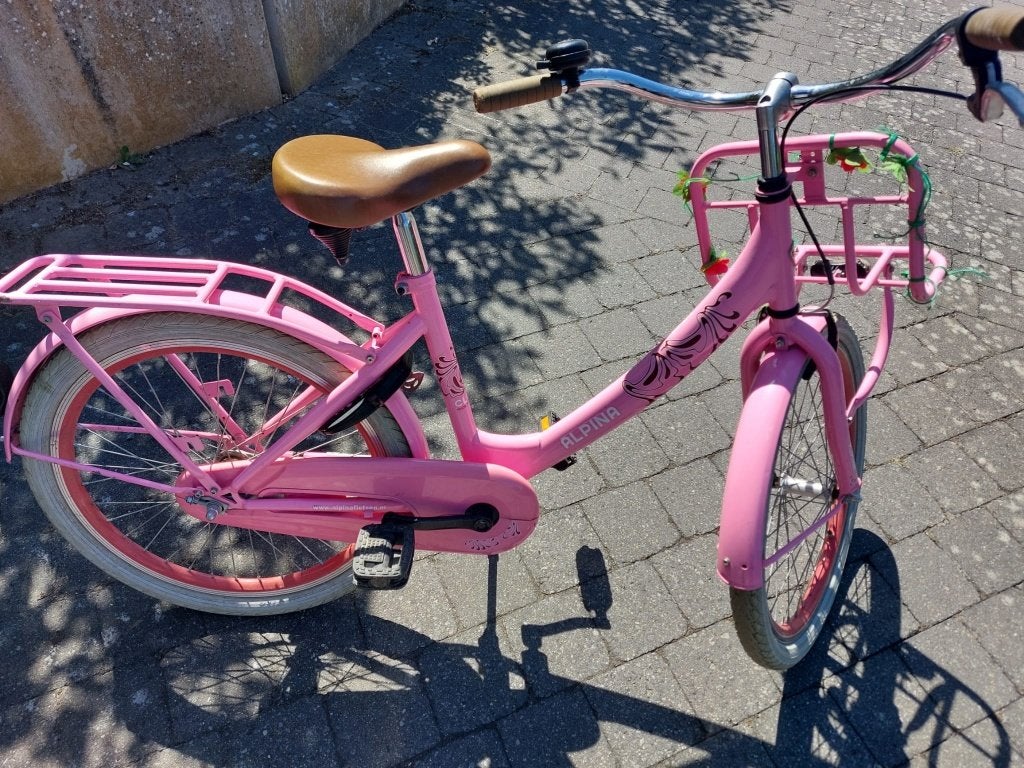 Alpina meisjesfiets 22 inch, Fietsen en Brommers, Ophalen, Gebruikt, 22 inch
