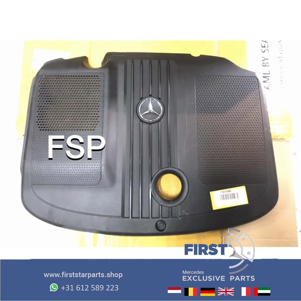 W204 W212 Facelift motor afdek kap beschermplaat Mercedes C, Gebruikt, -, Ophalen of Verzenden, -
