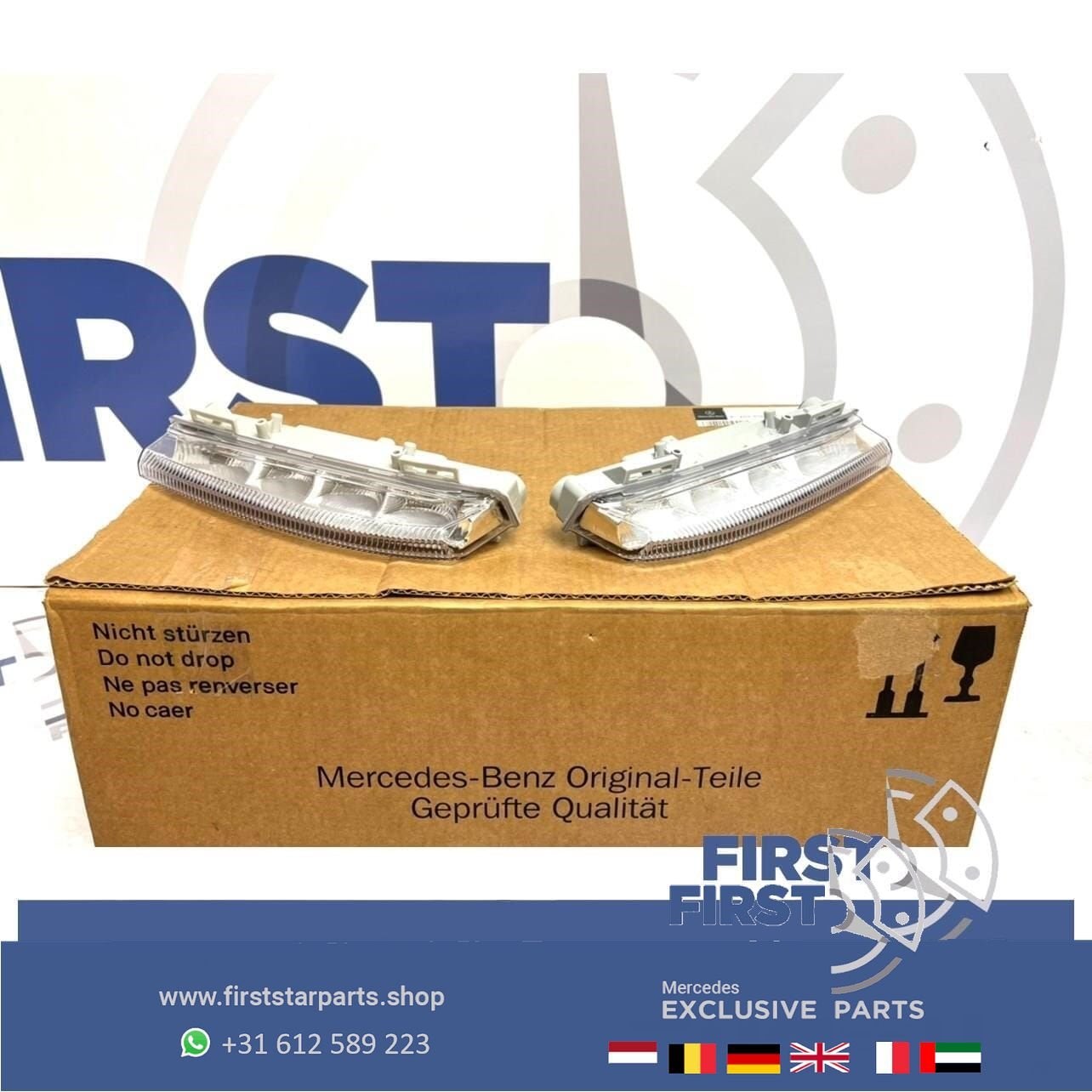 W207 W212 mistlampen E63 AMG dagrijverlichting voor Mercedes, Gebruikt, -, Ophalen of Verzenden, -