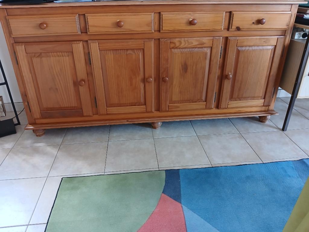 Buffet en pin, Avec tiroir(s), Moins de 100 cm, 150 à 200 cm, Enlèvement