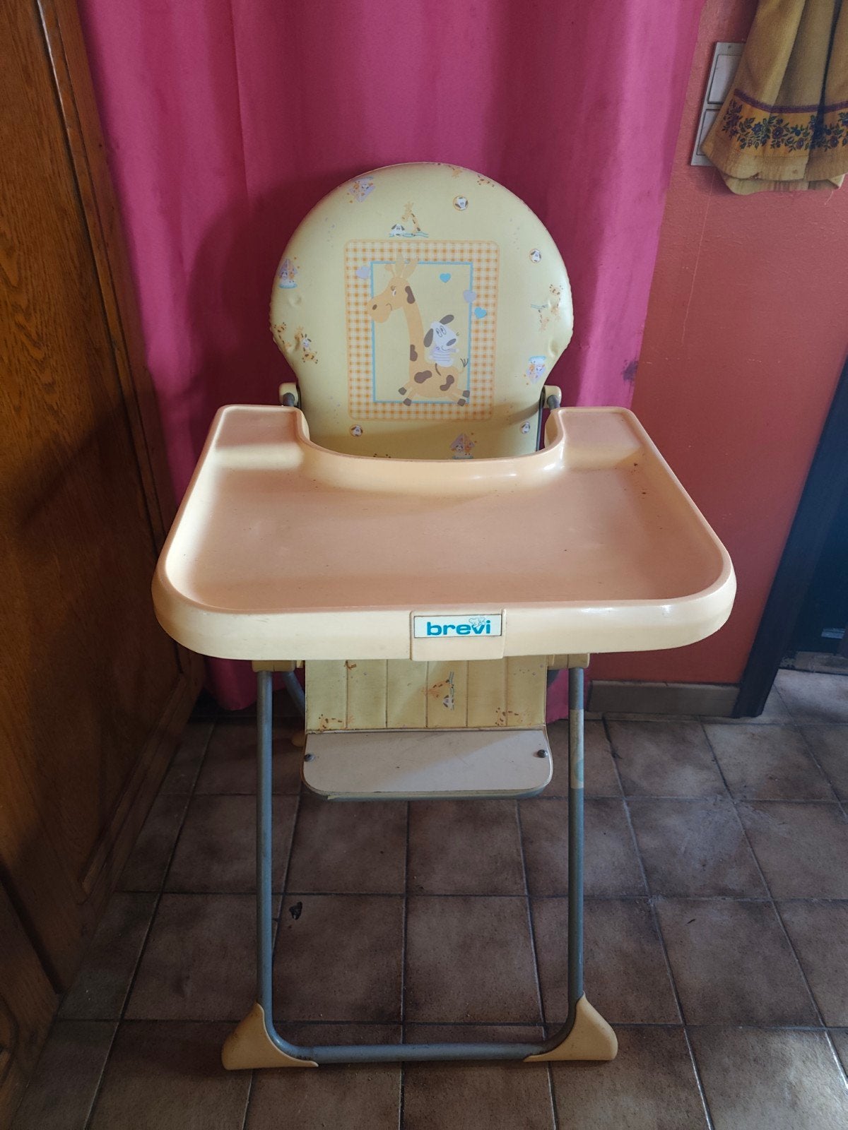 chaise haute pour bébé, Enlèvement