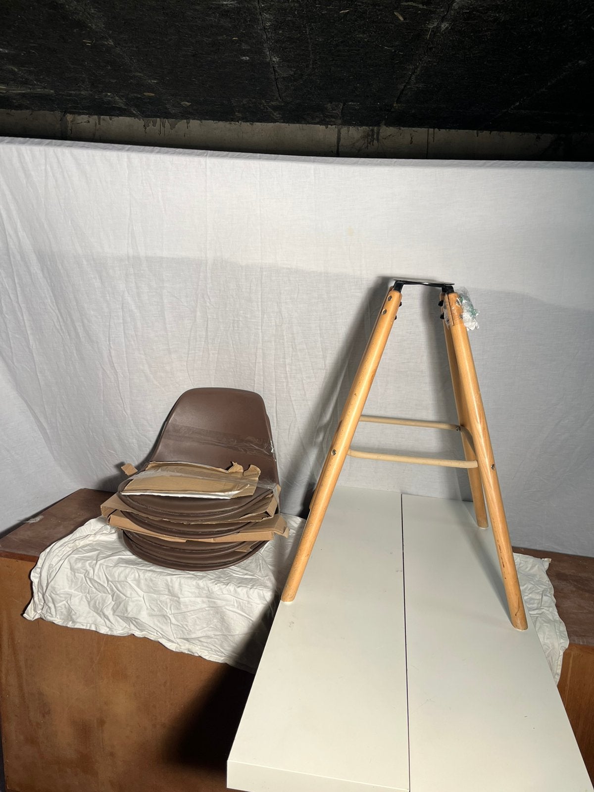 Chaise de comptoir( 4 chaises), Maison & Meubles, Enlèvement, Comme neuf