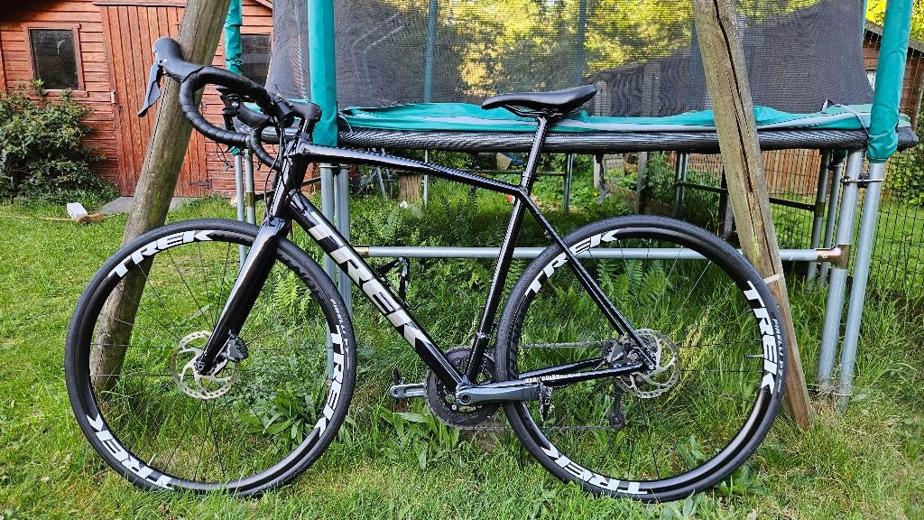 Koersfiets Gravel Trek Domane 4 TOP STAAT 35mm banden, Fietsen en Brommers, 28 inch, Heren, Aluminium, Zo goed als nieuw