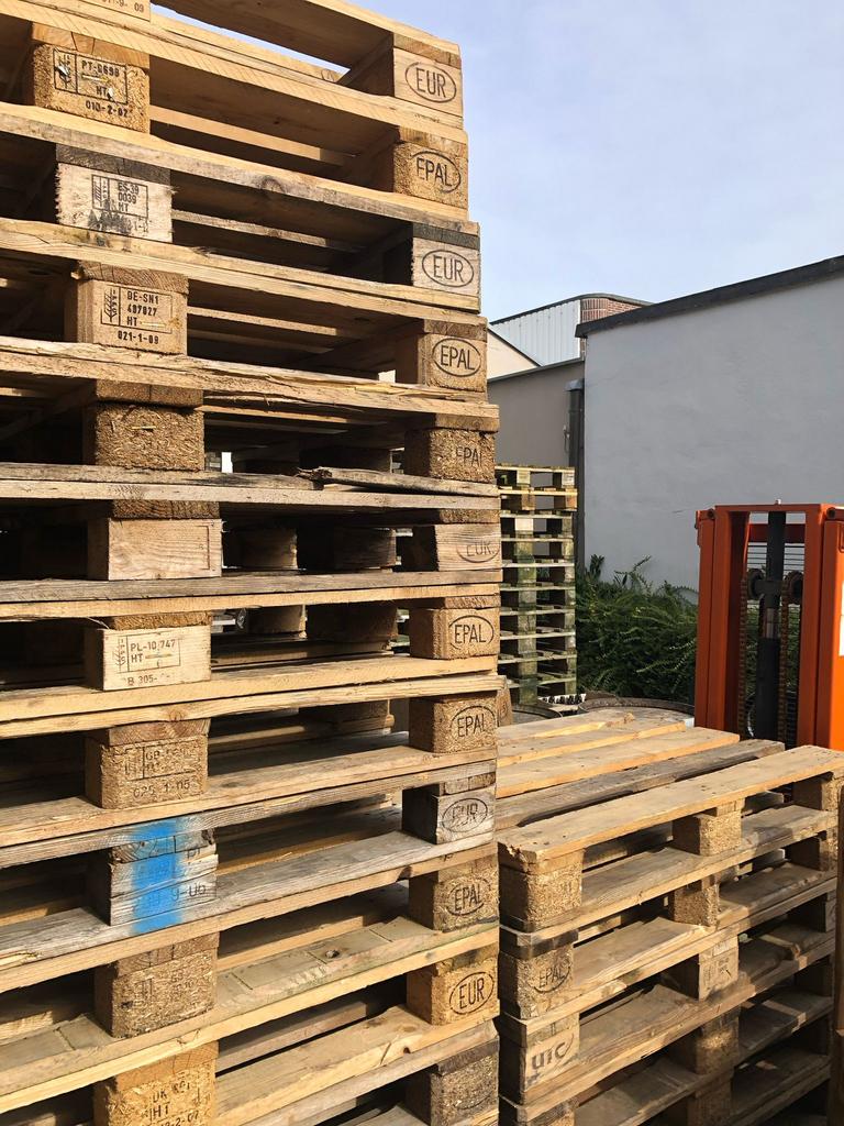 Palletten te koop 5€ stuk, Enlèvement, Comme neuf