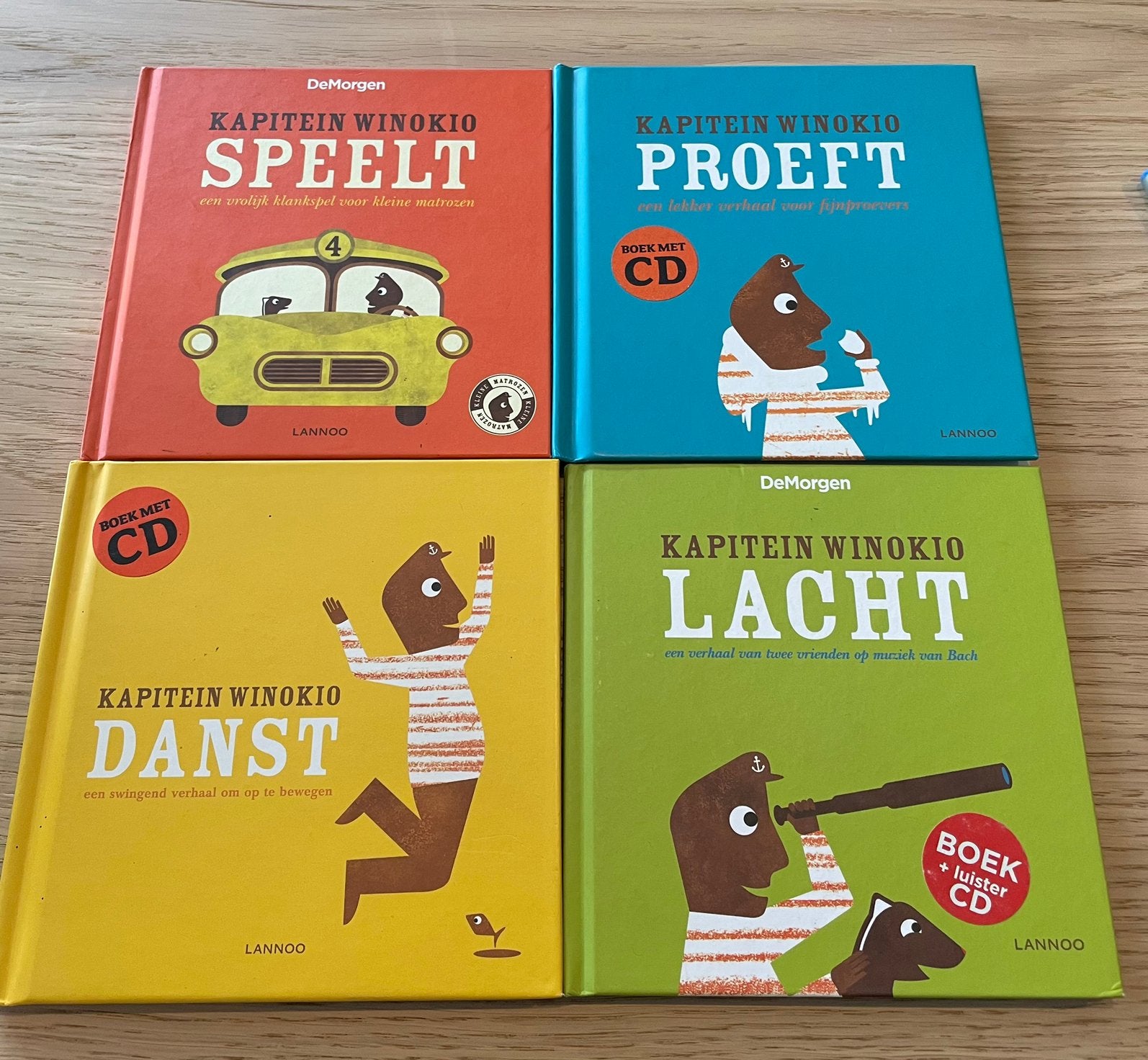 Kapitein Winokio speelt, proeft, danst , lacht, Boeken, Ophalen of Verzenden, Zo goed als nieuw