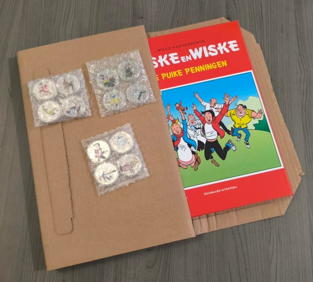 Suske en Wiske De puike penningen, Ophalen, Suske en Wiske