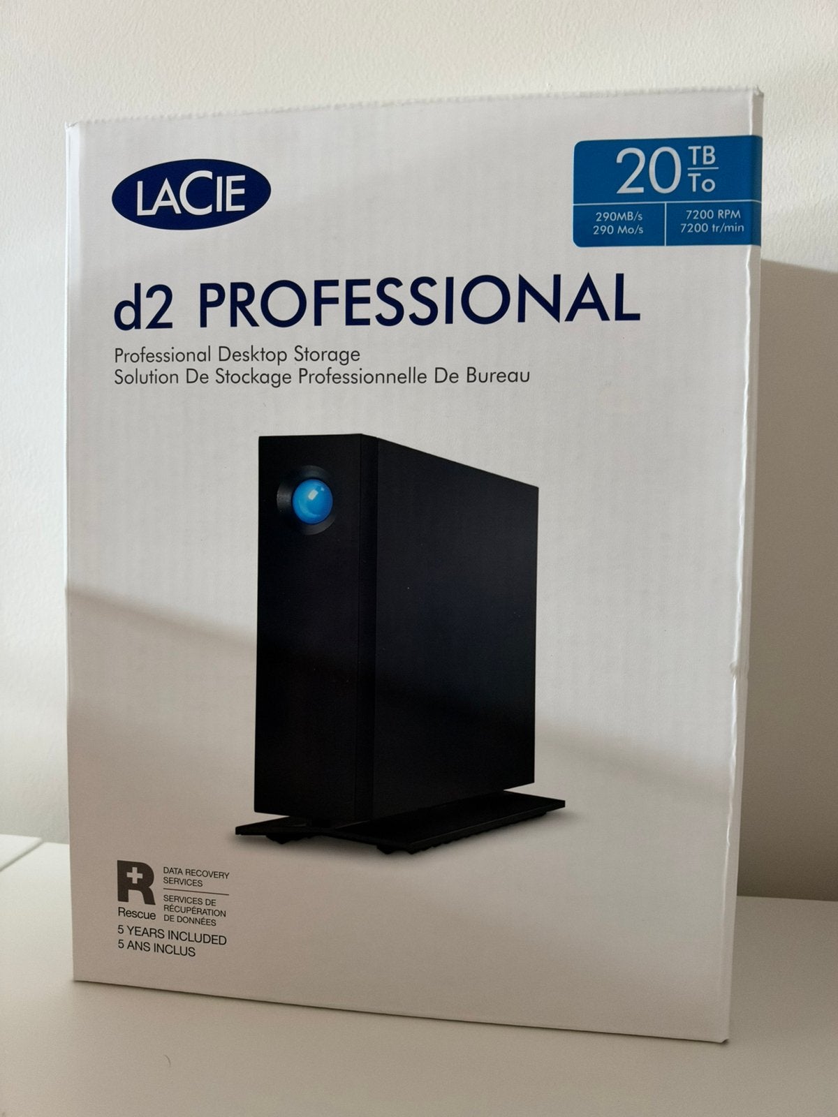 LaCie d2 Professional 20TB, Ophalen of Verzenden, Extern, Firewire, LaCie