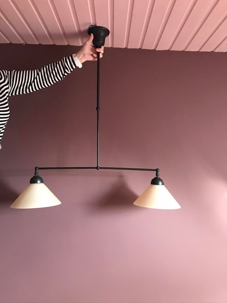 Lamp verlichting, 50 tot 75 cm, Ophalen of Verzenden, Metaal, Landelijk
