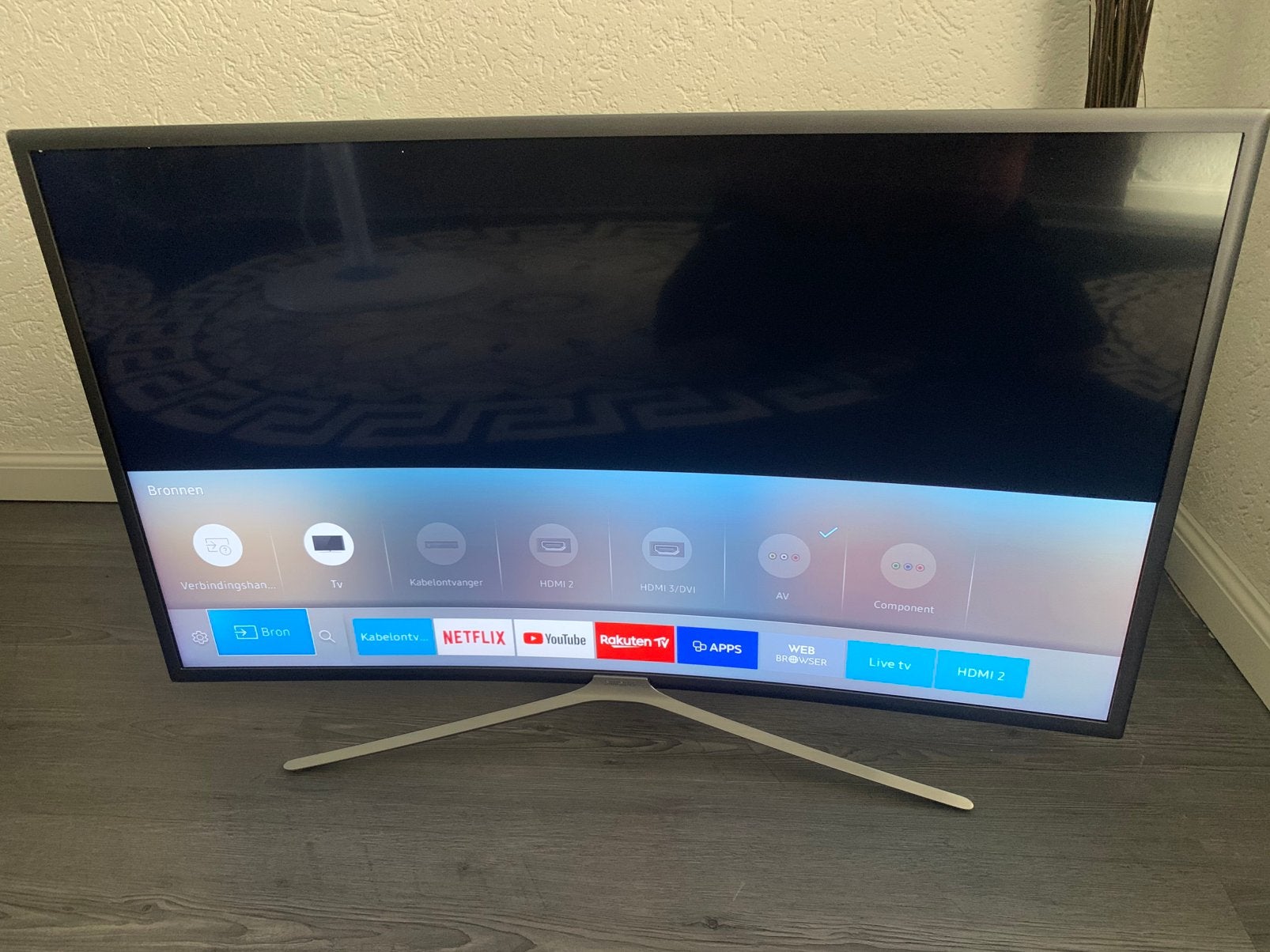 Samsung Curved Smart tv, Audio, Tv en Foto, Televisies, Ophalen, Zo goed als nieuw, Samsung, Smart TV