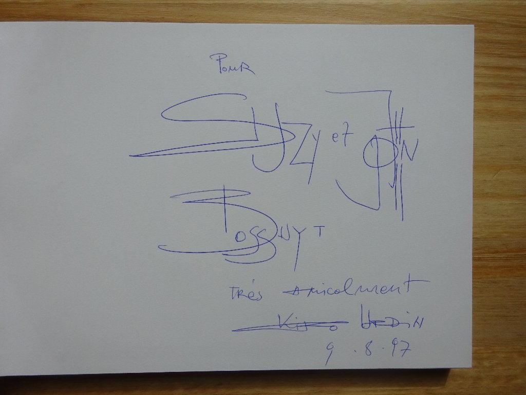 Krio Urdin, 1988, Signed,, Ophalen of Verzenden, Gelezen, Schilder- en Tekenkunst
