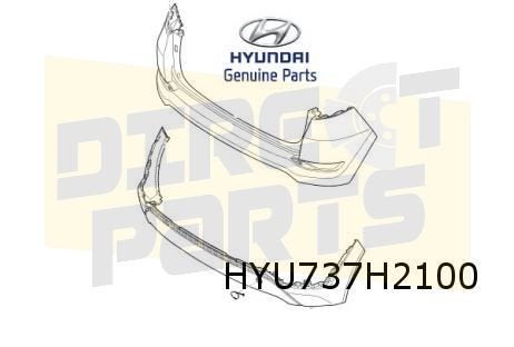 Hyundai Tucson (9/15-11/18) (TL) achterbumper (onder) zwart, Auto-onderdelen, -, Verzenden, -, Nieuw