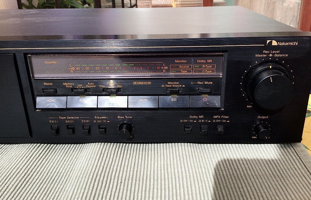 Lecteur cassette à tête discrète Nakamichi CR3E, Enlèvement ou Envoi, Simple, Autres marques, Commandes tactiles