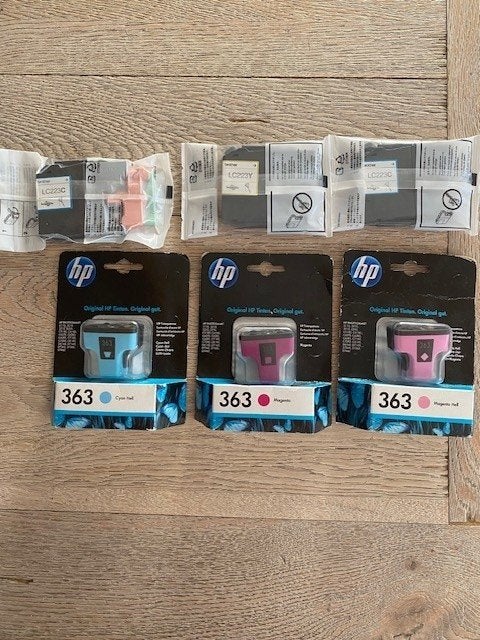 inktpatronen (nieuw) HP363 + Brother LC223, Computers en Software, Printerbenodigdheden, Ophalen, Nieuw, Cartridge