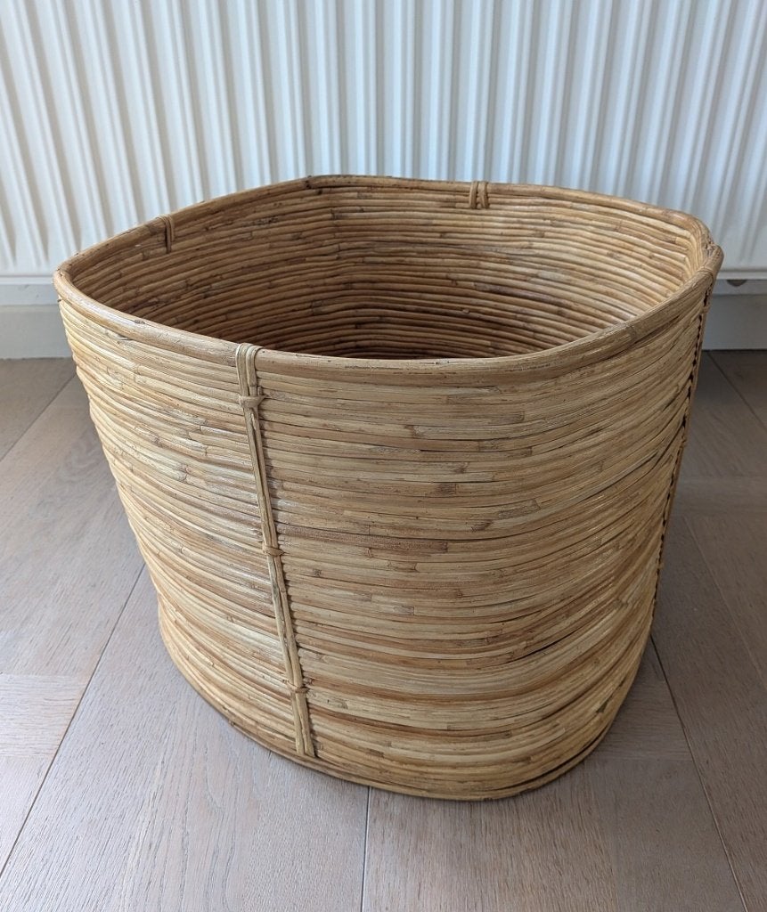Grote rotan plantenmand, Ophalen of Verzenden