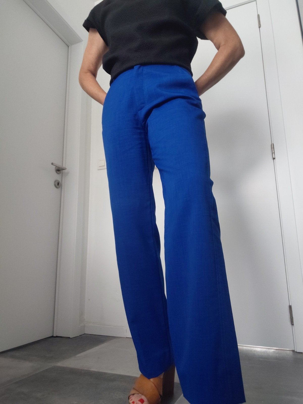 Essentiel Antwerp: kwaliteitsvolle cobaltblauwe broek maat 3, Maat 38/40 (M), Blauw, Ophalen of Verzenden, Zo goed als nieuw