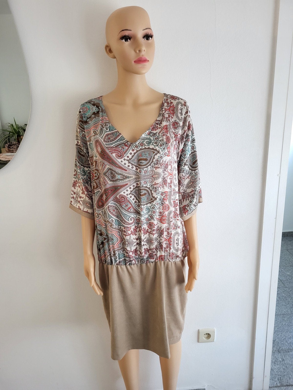Jbc zomerjurk, Ophalen of Verzenden, Maat 42/44 (L), Beige