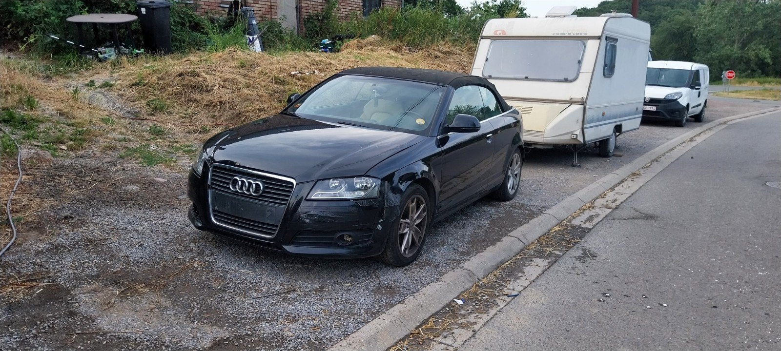 Audi a3 2.0 tdi 2008 cabriolet, Auto's, Audi, 4 zetels, Beige, 4 cilinders, Cabriolet