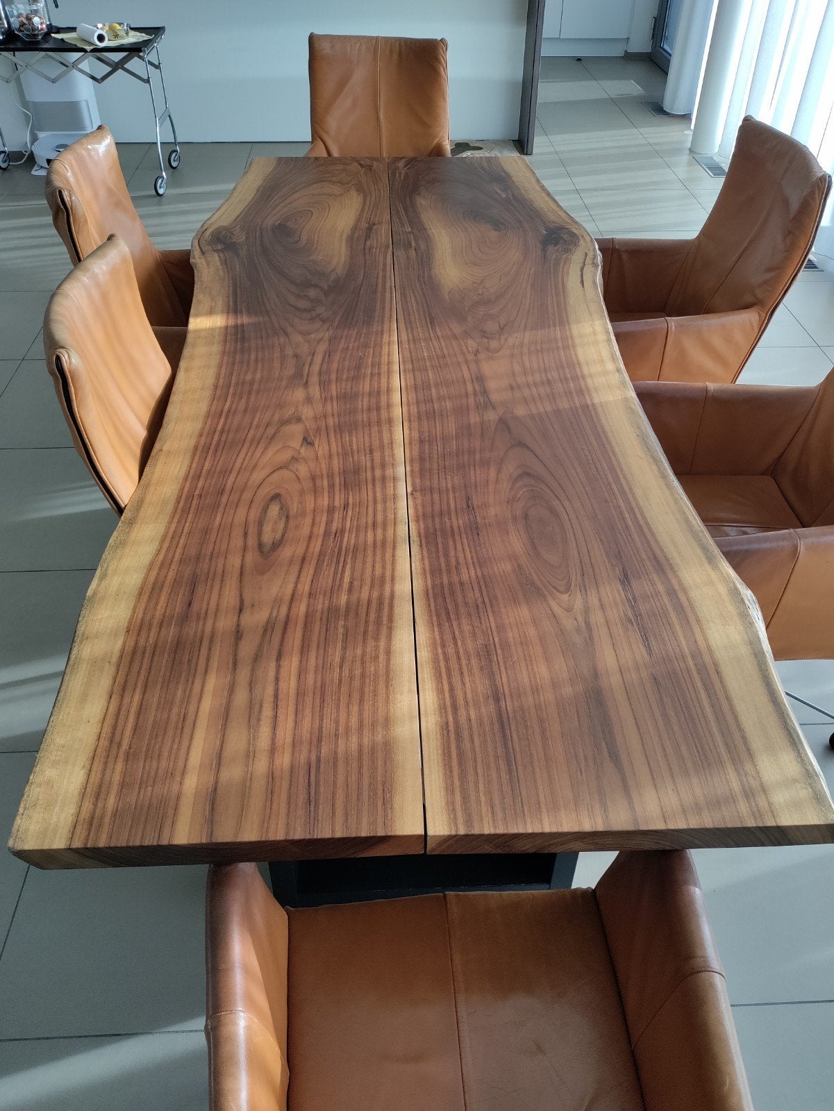 Eetkamer tafel, Enlèvement, Autres essences de bois, 200 cm ou plus, 100 à 150 cm