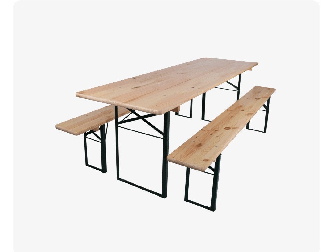 tafel met banken 180 lang, Tuin en Terras, Ophalen, Nieuw