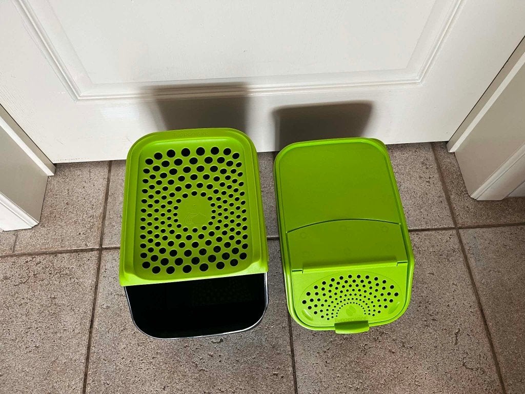 Tupperware Aardappel Smart + Uien Smart, Ophalen, Zo goed als nieuw, Bewaardoos, Stapelbaar