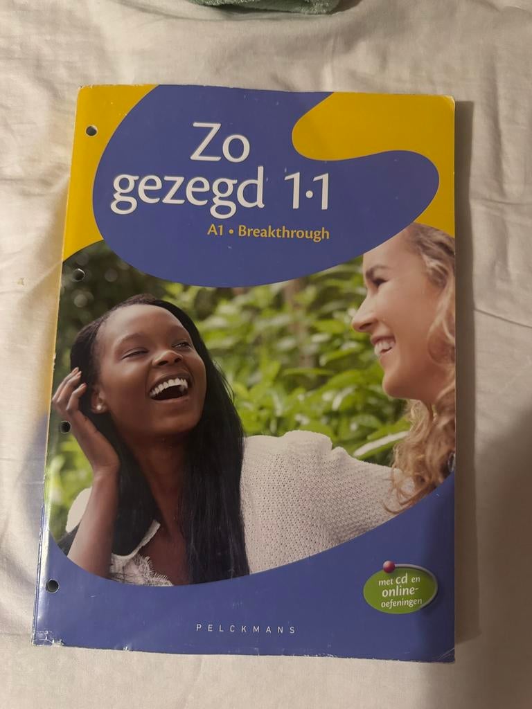 Nederlands boek - Zo gezegd 1.1 (A1), Ophalen of Verzenden, Zo goed als nieuw