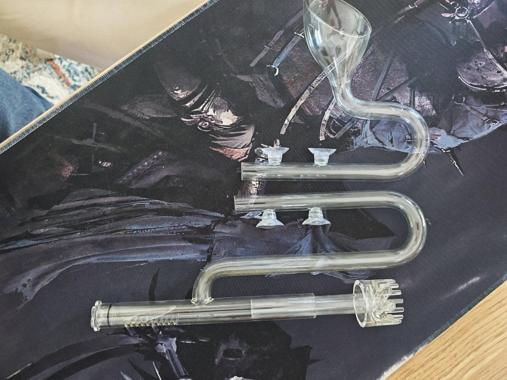 Zuigstang met schuim + 13 mm glazen afvoerstang, Dieren en Toebehoren, Ophalen, Zo goed als nieuw, Filter, Overige merken