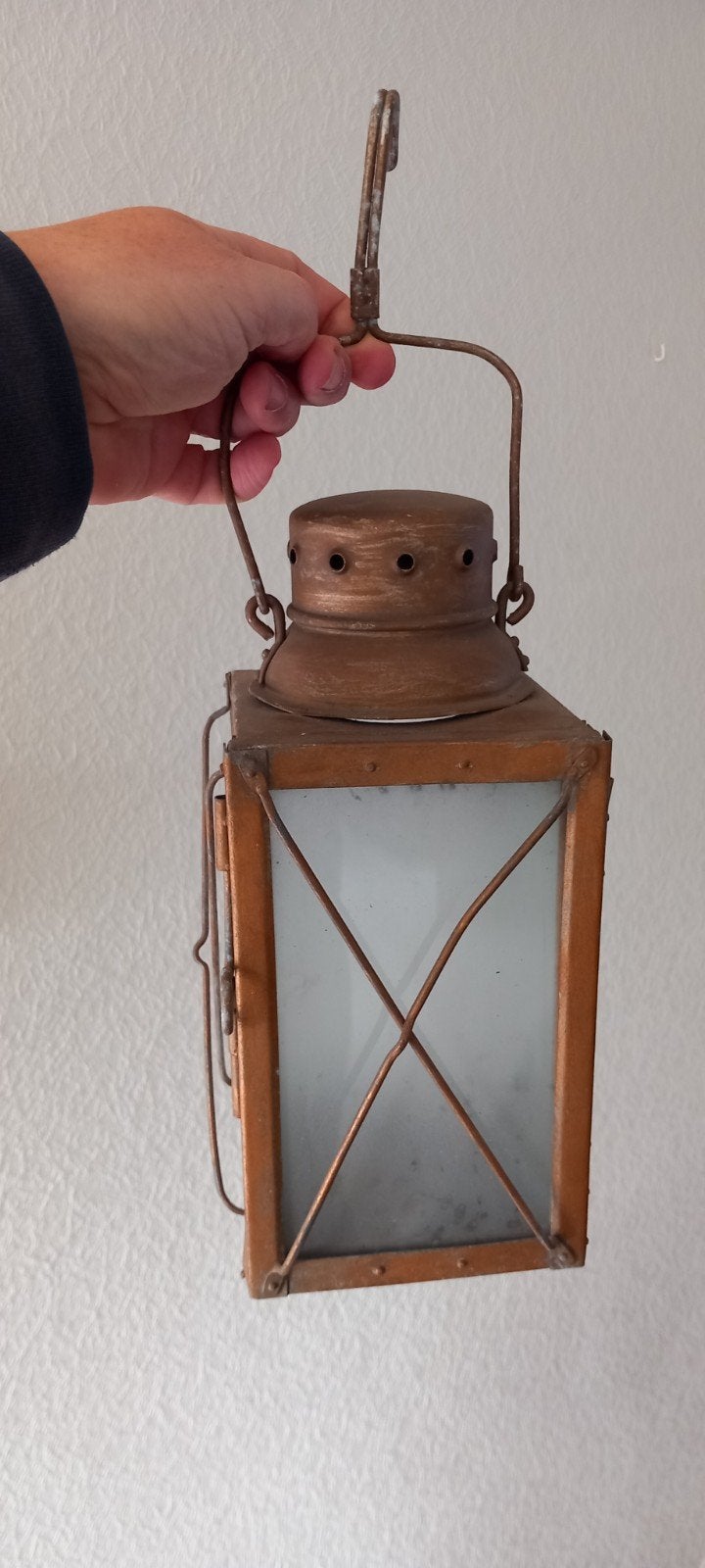 Lanterne de la Luftwaffe allemande WW2 1940, originale, Enlèvement ou Envoi
