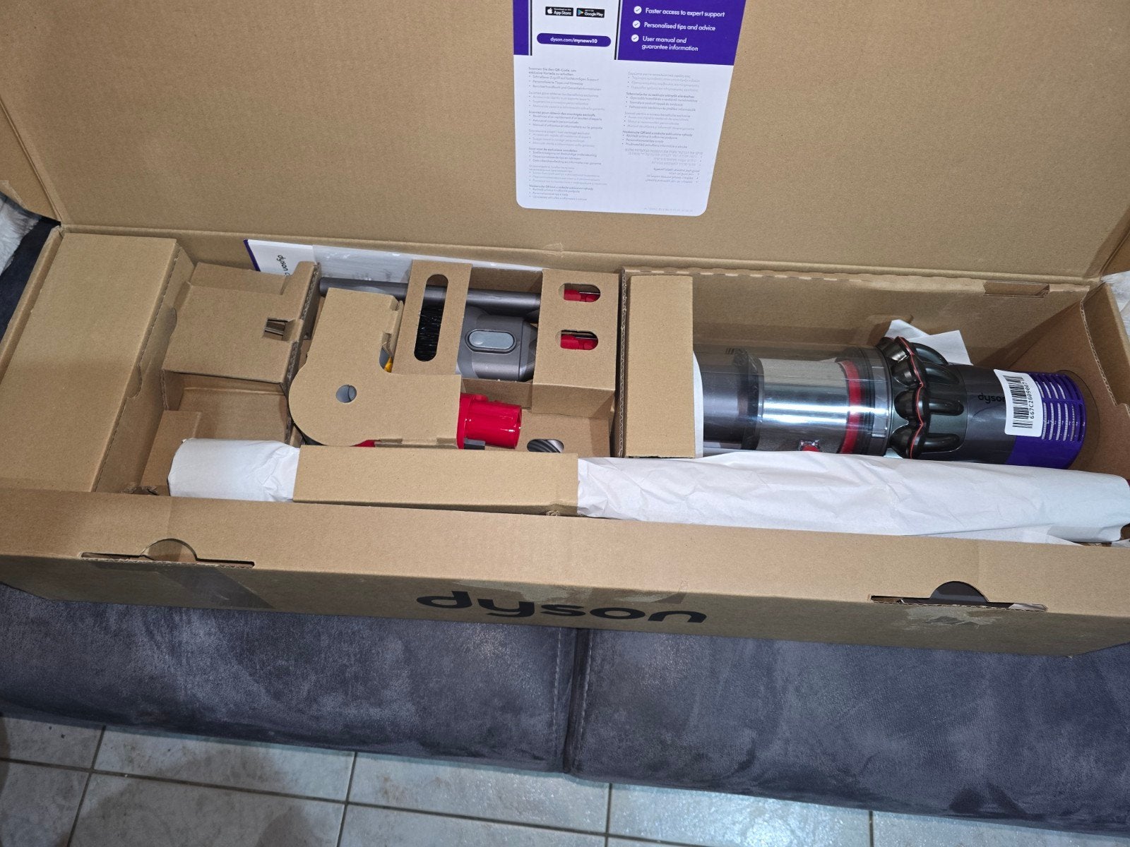 dyson v10, Electroménager, Enlèvement ou Envoi, Neuf, Aspirateur balai, Dyson