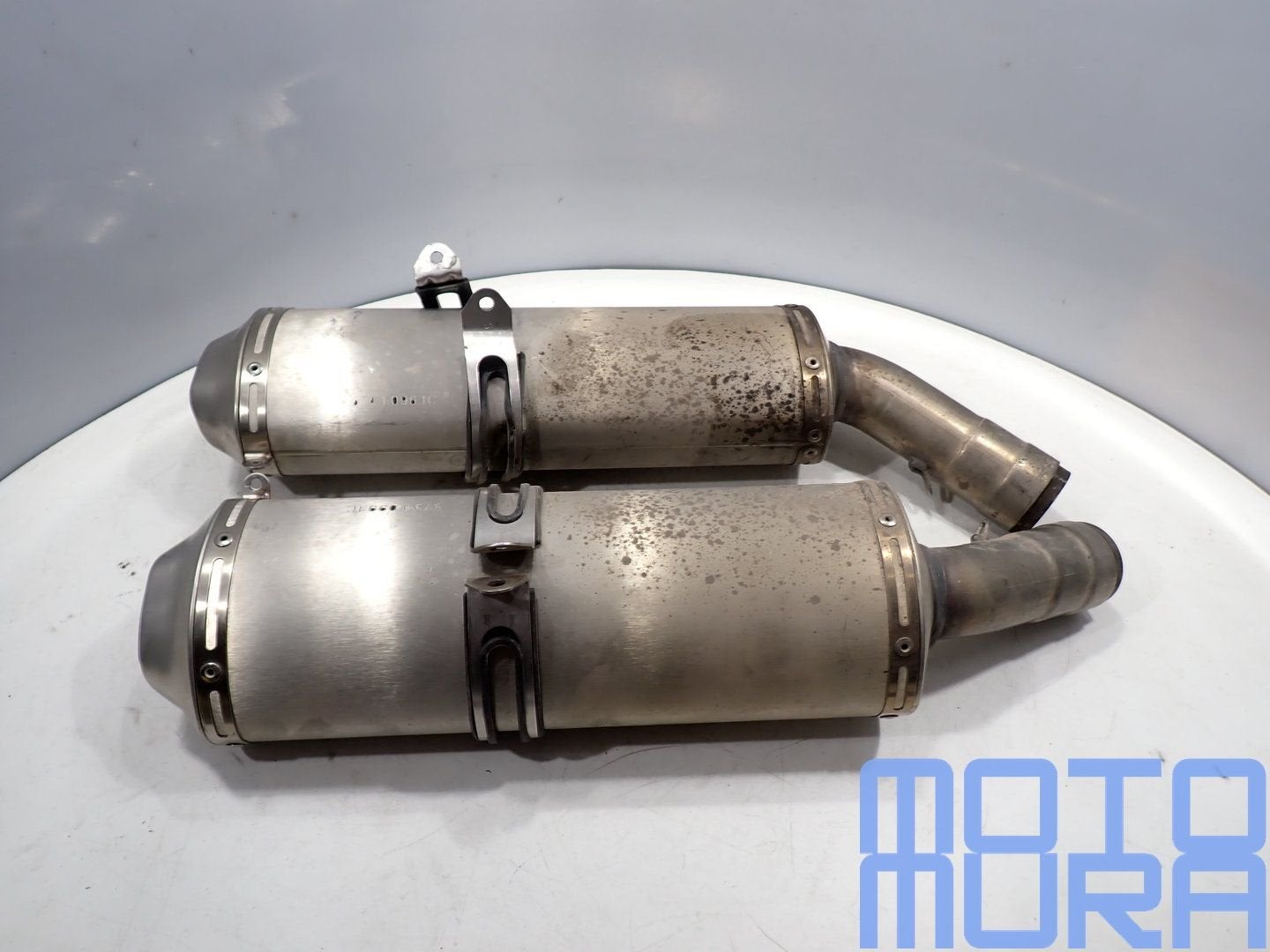Ducati 848 1098 1198 2007 - 2013 uitlaat demper uitlaten uit, Gebruikt, -, -, Ophalen of Verzenden