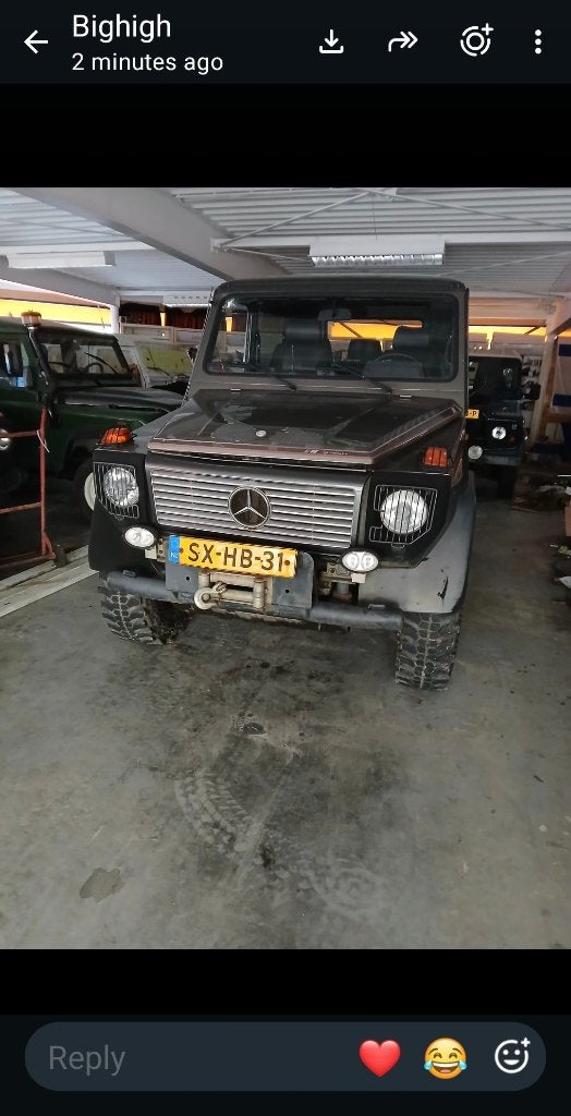 mercedes 280 GE, Auto's, Zwart, G-Klasse, Leder, 5 zetels