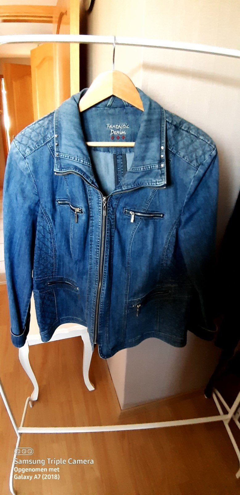 Jeansjasje maat 48, Kleding | Dames, Ophalen, Blauw, Maat 46/48 (XL) of groter, Jasje