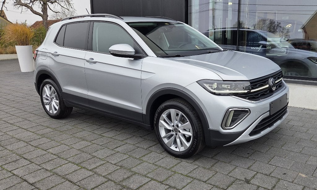 VW T-Cross 1.0 TSI 115 DSG Matrix 17Z IQ.Drive **NIEUW**, Auto's, Volkswagen, Euro 6, Bedrijf, 5 zetels, Zilver of Grijs