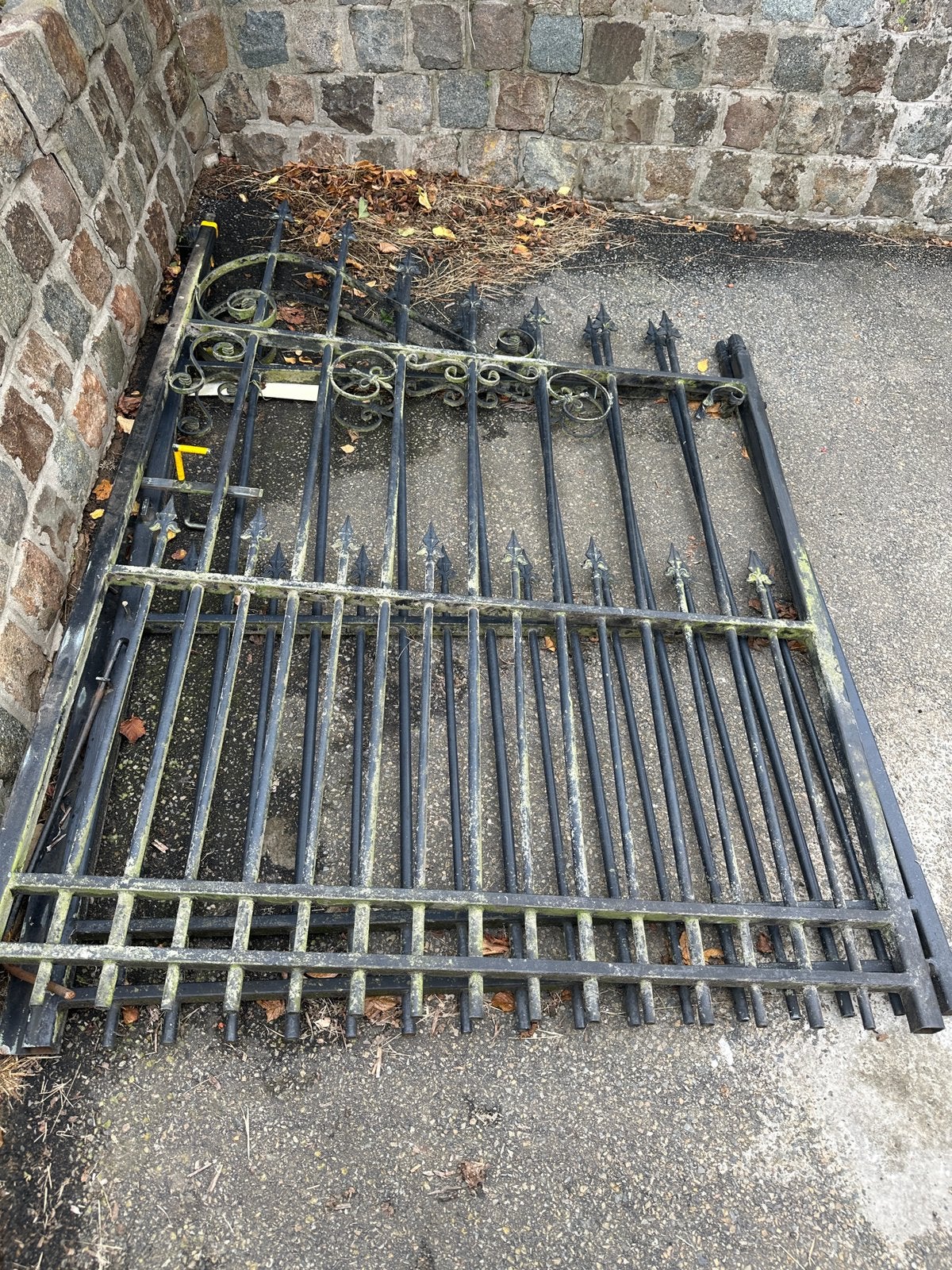 2 delige poort, Enlèvement, Comme neuf, Fer, Clôture ornementale