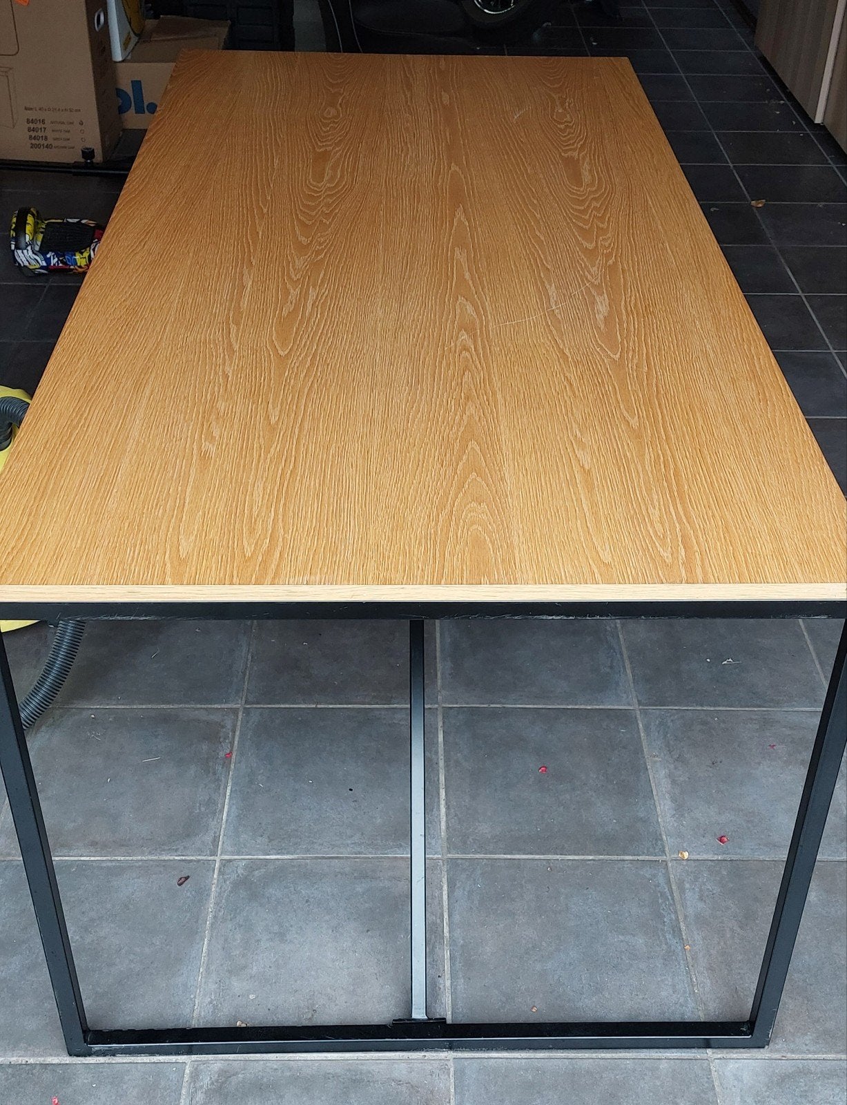 tafel met 4 stoelen, Huis en Inrichting, Ophalen, Gebruikt, Industrieel landelijk, Vier personen