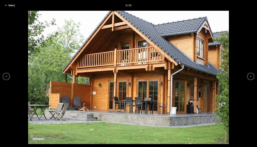 Luxe houten villa's in bosrijk gebied/uitzicht op landerijen, Eigenaar