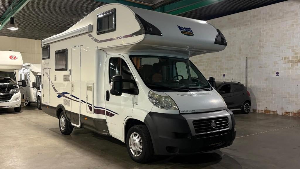 McLouis M700 – 2011 – 81.000 km – Ducato 2.3 – Grote garage, Caravans en Kamperen, Alkoof, Fiat, Bedrijf, Koelkast