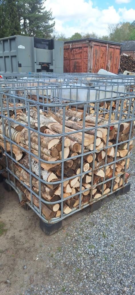 Bois de chauffage sec bouleau, merisier, Ophalen, Berkenhout, 6 m³ of meer, Blokken