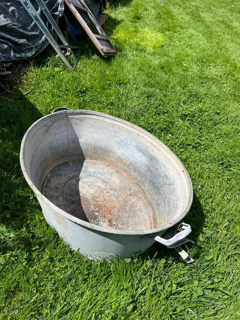 Bassine en zinc, 30 à 60 cm, Enlèvement, Utilisé, 60 à 100 cm