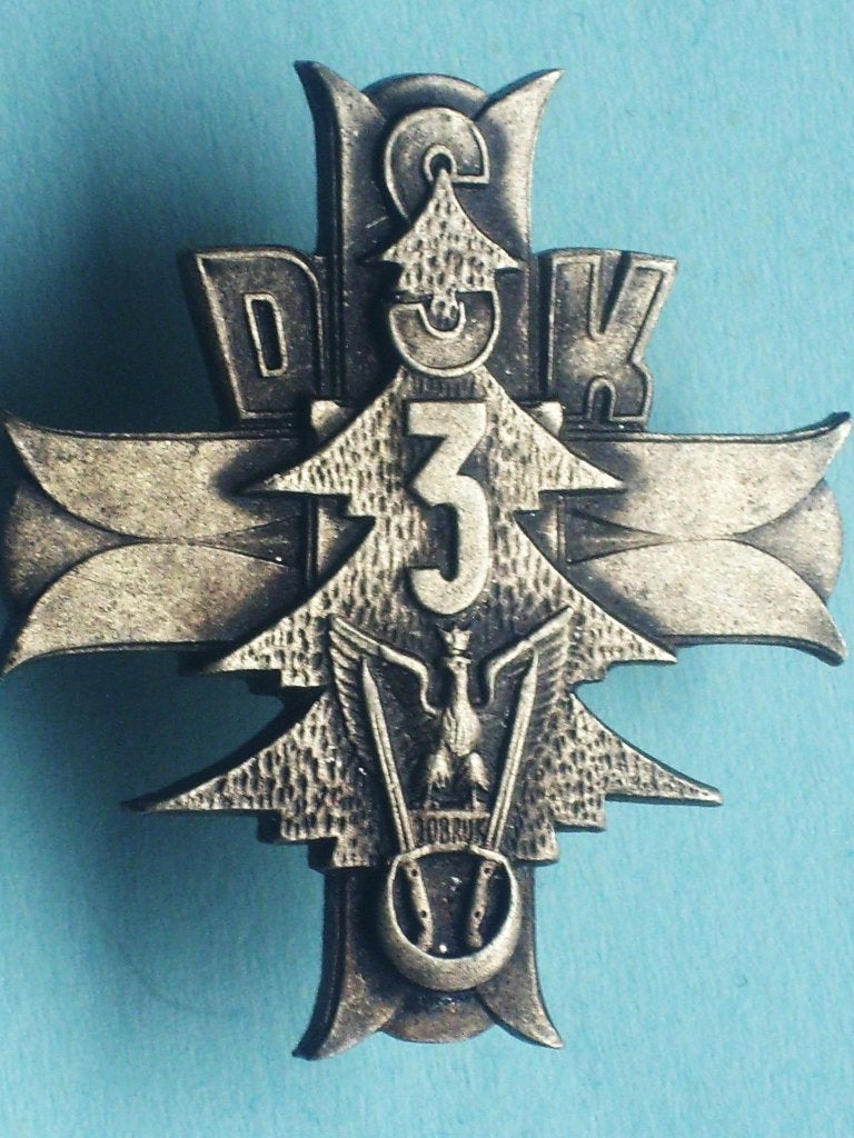 Insigne pectoral polonais 3 Dywizja Strzelców Karpackich, Verzenden, Landmacht, Embleem of Badge