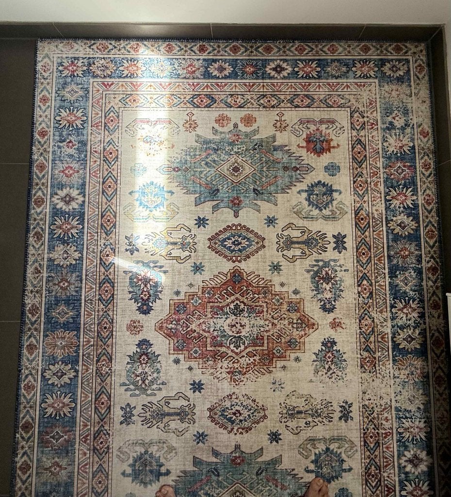 2x vintage vloerkleed Azara Persia lichtblauw – 160 x 230 cm, Maison & Meubles, Enlèvement, Bleu