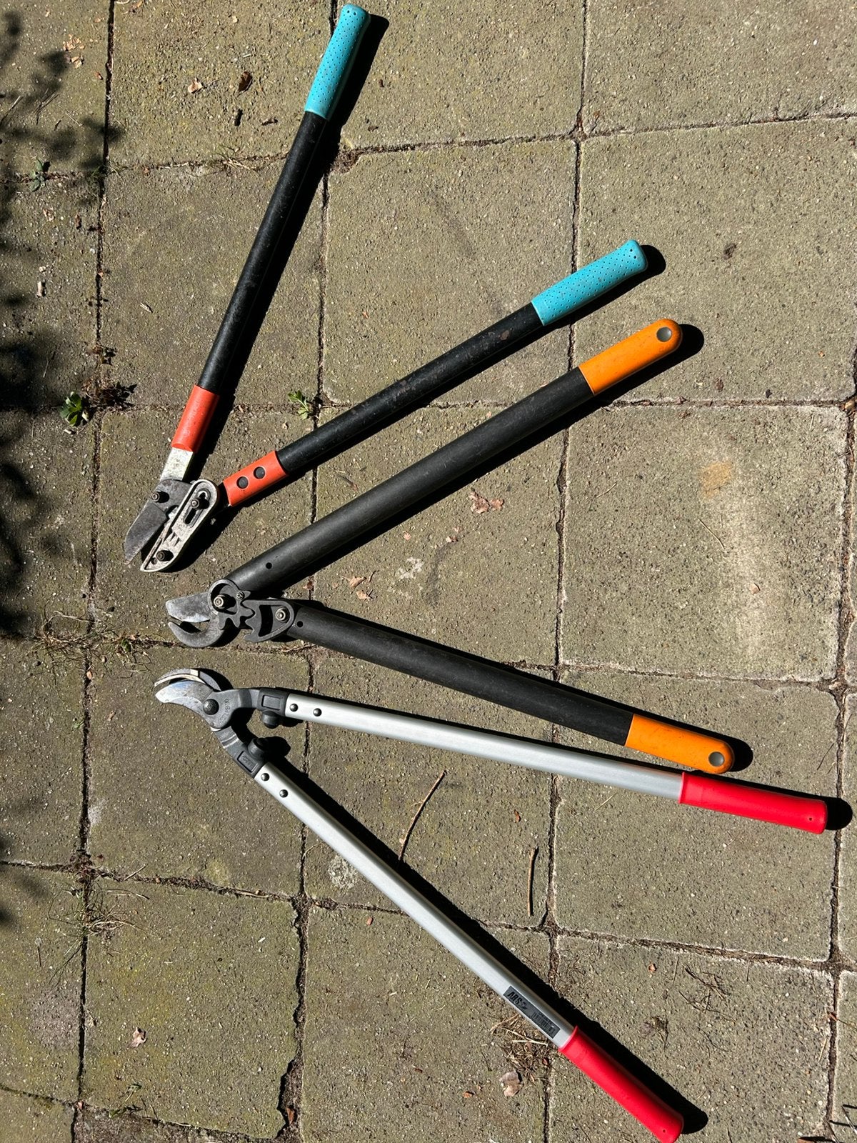 3 x élagueurs ARS, Fiskars, Gardena, Jardin & Terrasse, Coupe-branches, Enlèvement, Comme neuf