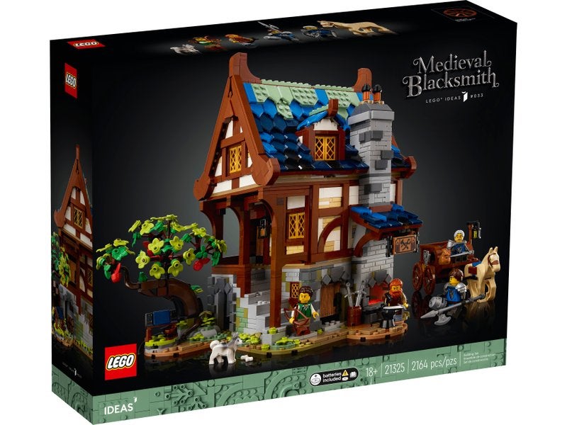 Lego 21325 Ideas Medieval Blacksmith Middeleeuwse Smid NIEUW, Neuf, Enlèvement ou Envoi, Lego, Ensemble complet