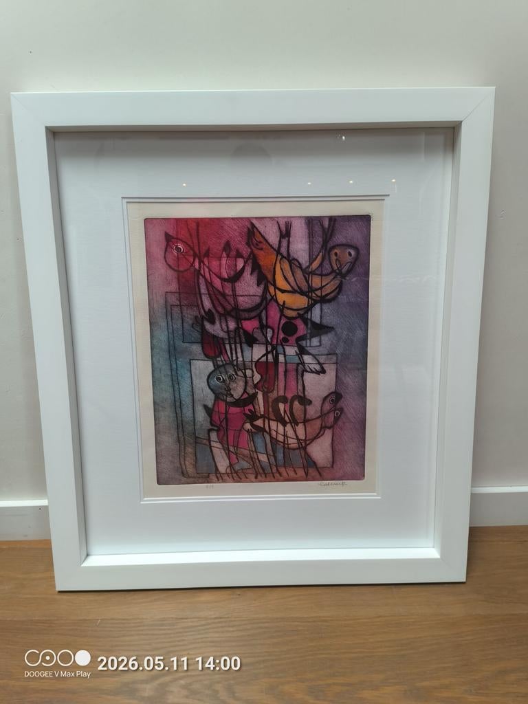 Jan cobaert prachtig ingekaderd, Antiquités & Art, Art | Peinture | Moderne, Enlèvement
