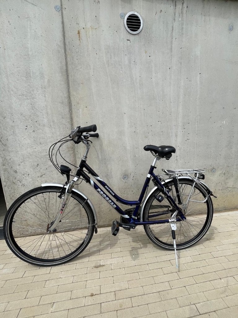 Damesfiets, Fietsen en Brommers, Gebruikt, Velgrem, Versnellingen, 50 tot 53 cm