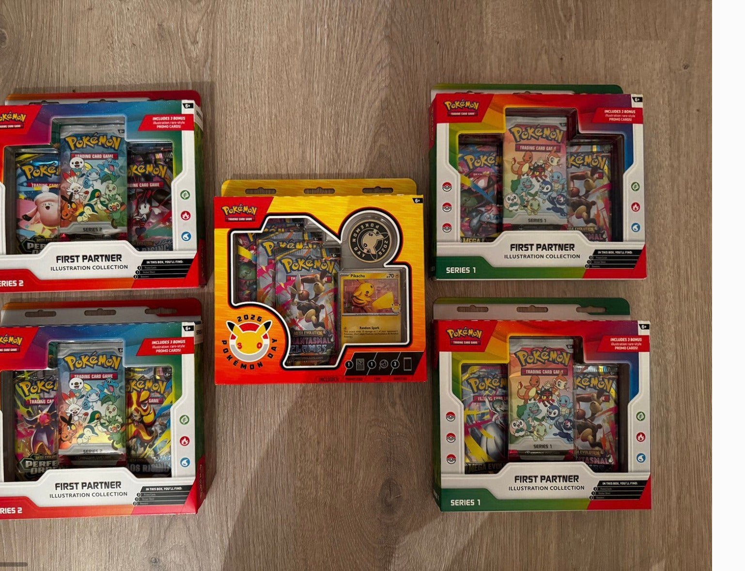 Pokémon 30th anniversary: First Partner + Pokémon Day, Ophalen of Verzenden, Nieuw, Booster, Foil
