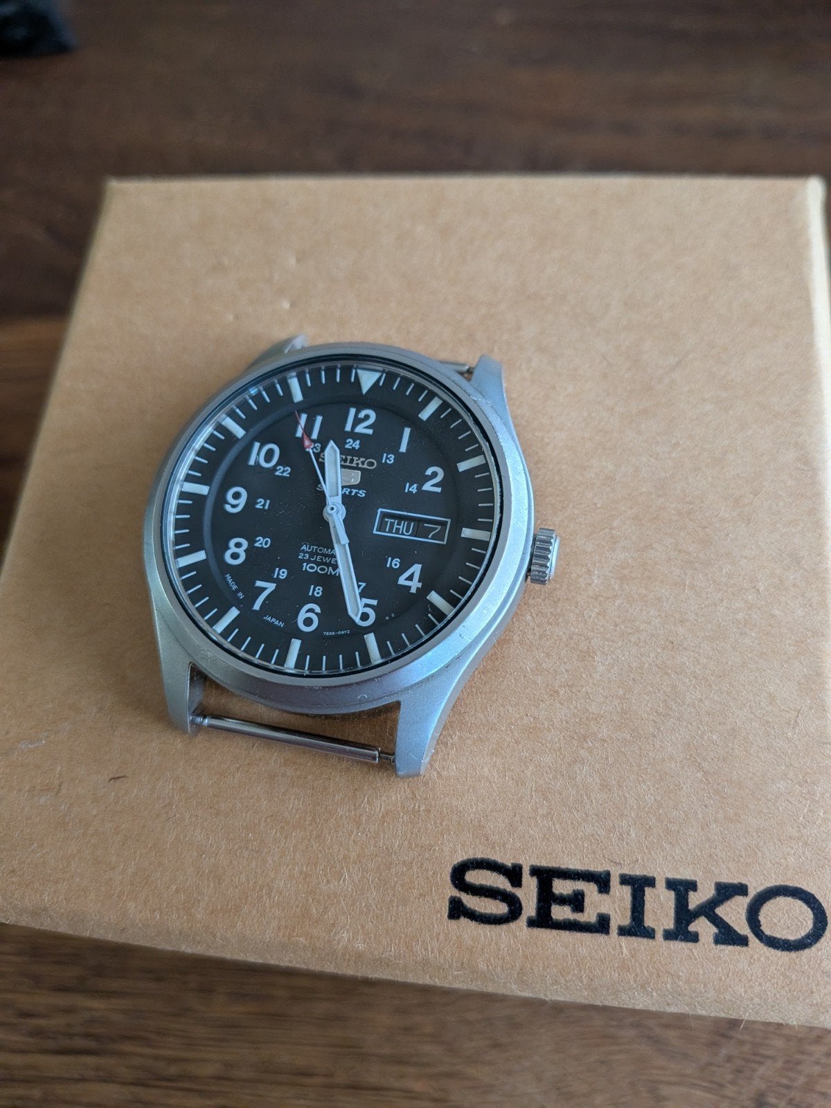 Seiko SNZG15J1, Handtassen en Accessoires, Horloges | Heren, Ophalen of Verzenden, Gebruikt, Polshorloge, Seiko